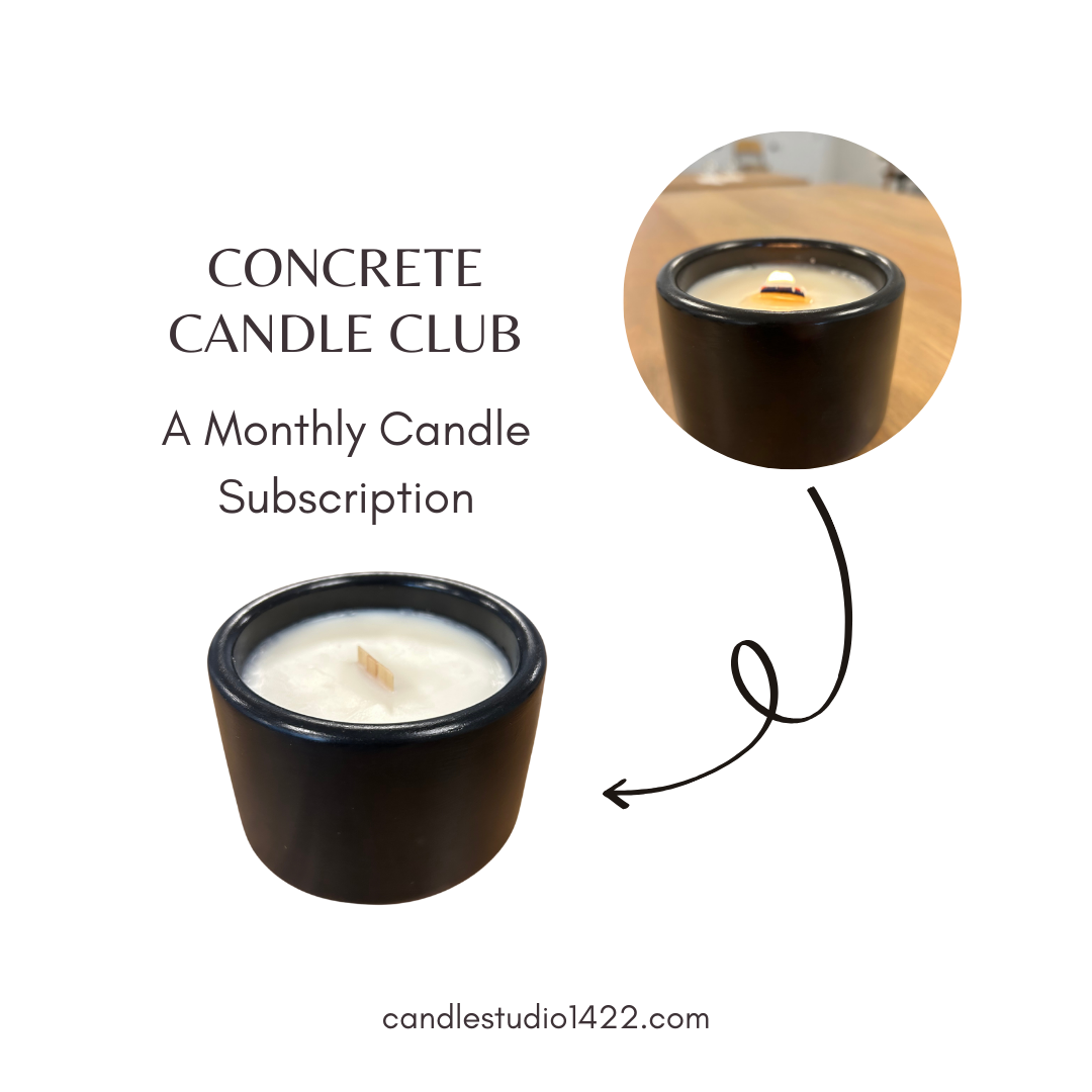 Concrete Candle Club - A Monthly Candle Subscription with FREE Shipping - Candle Studio 1422, LLC