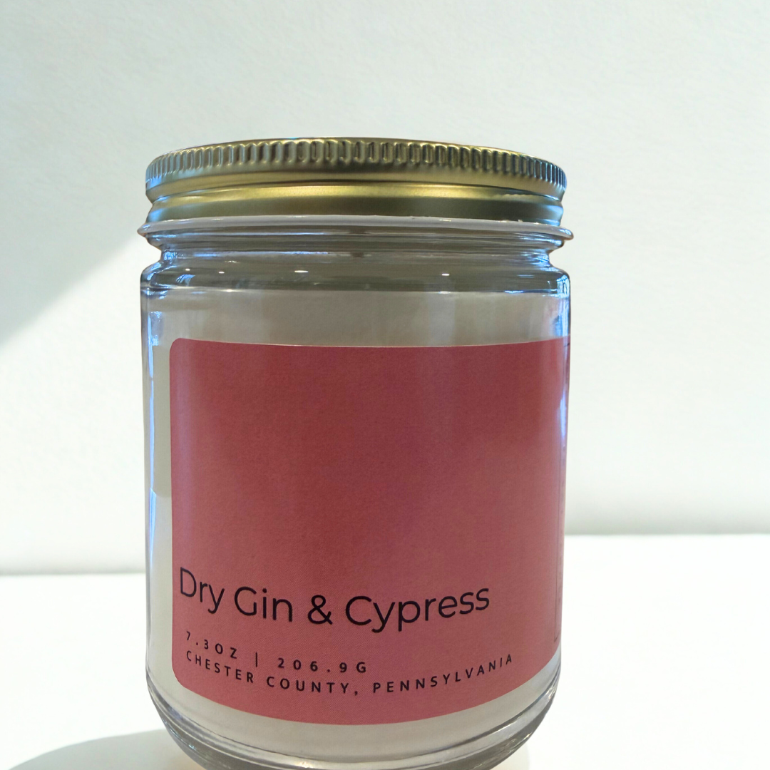 Dry Gin & Cypress Soy Candle