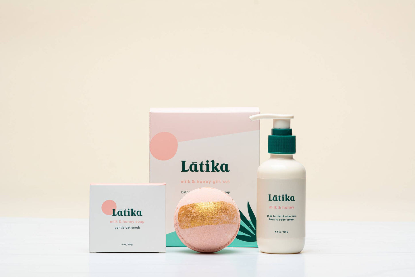 Bath Gift Set | Milk & Honey | Pink Gift | Self Care Box