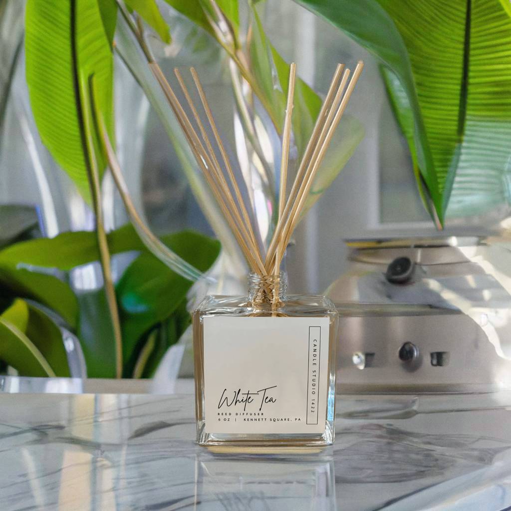 Glass Jar Reed Diffuser - Multiple Scents - Candle Studio 1422, LLC