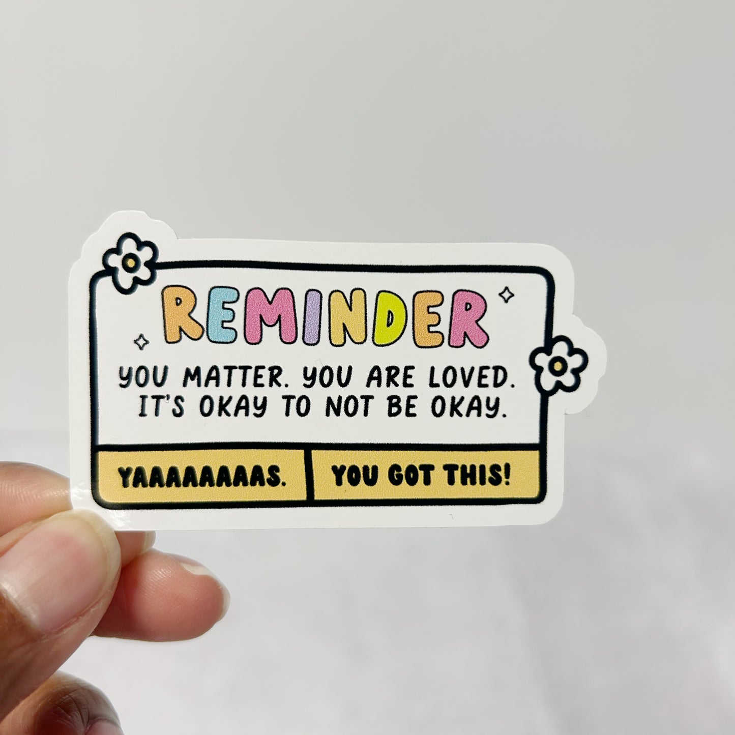 You Matter, Motivational Sticker