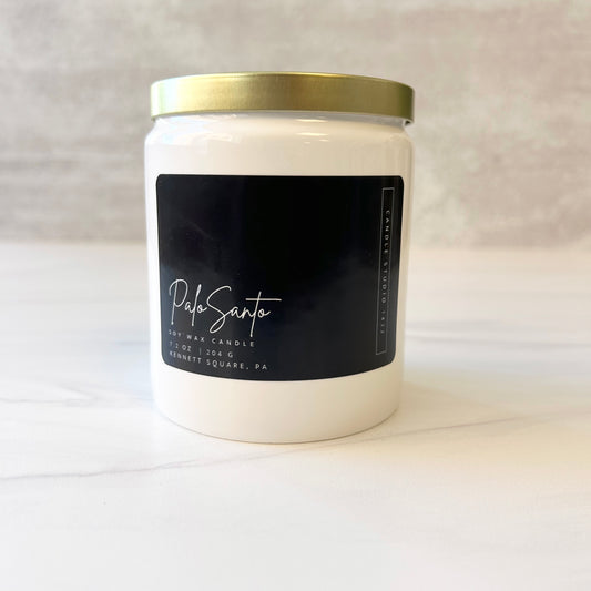 Palo Santo Soy Candle - 7.2 oz Farm House Jar