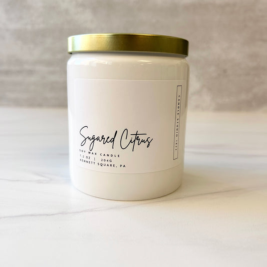 Sugared Citrus Soy Candle - 7.2 oz  Farmhouse Jar