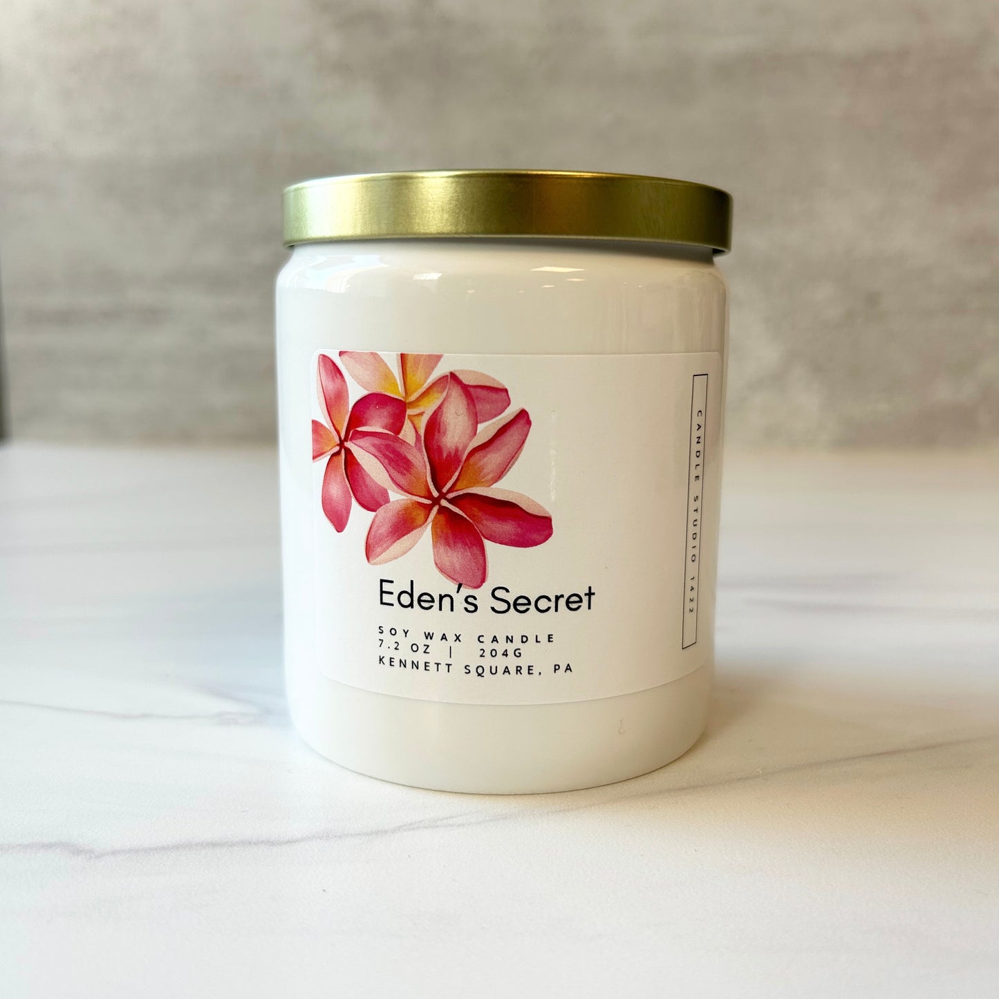 Eden's Secret Soy Candle - 7.2 oz  Farmhouse Jar - Limited Edition