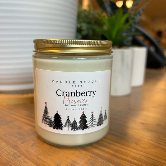 Cranberry Prosecco Soy Candle - 7.3 oz