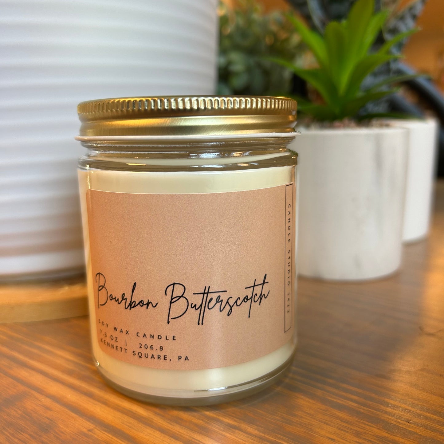 Bourbon Butterscotch  Soy Candle 7.3 oz