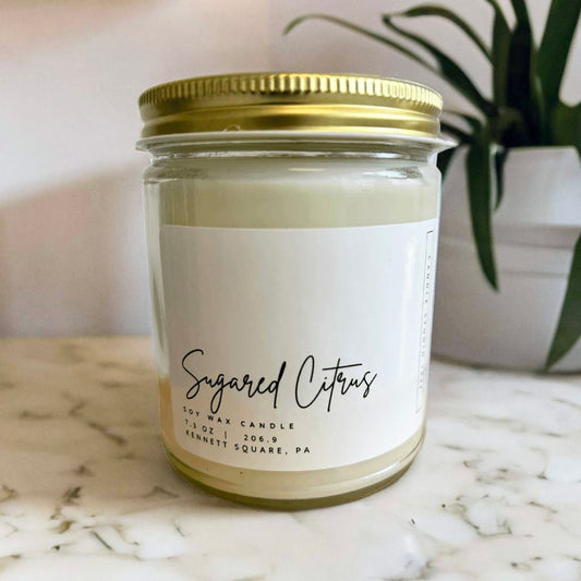 Sugared Citrus Soy Candle - 7.3 oz