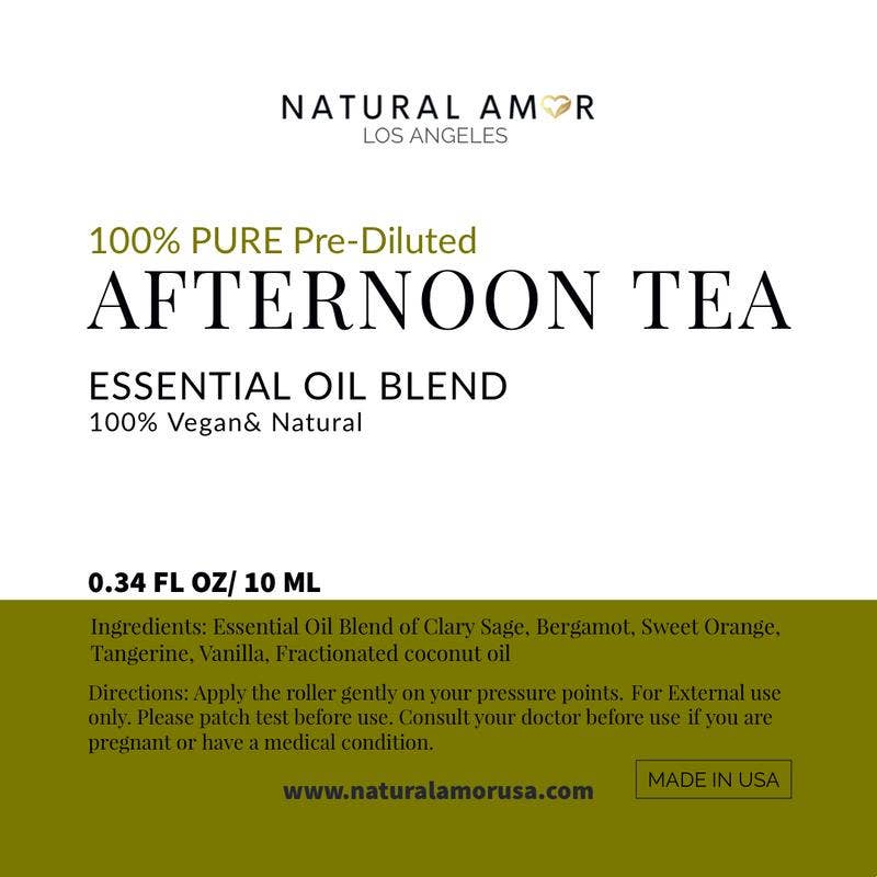 Afternoon Tea Essential Oil Blend Roller - Candle Studio 1422, LLC
