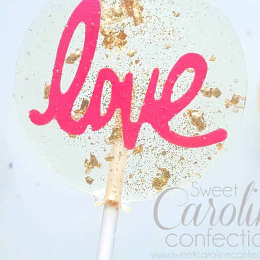 LOVE Sparkle Lollipop, Cotton Candy
