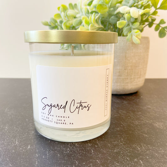 Sugared Citrus Soy Candle 9 oz